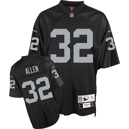 Marcus Allen Oakland Raiders Black Reebok Premier Jersey