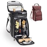 Picnic Time Harmony 1 bottle deluxe wine case w/wine service for 2