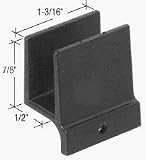 CRL 1/2 Wide Sliding Shower Door Bottom Guide