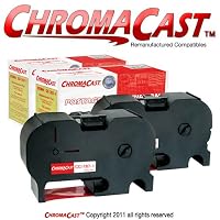 ChromaCast 767-1 Premium Compatible Red Ribbon Cassette 2-Pack Replacement for Pitney Bowes 767-1 - Compatible with Pitney Bowes PostPerfect B700