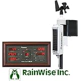 RainWise MK-III-RTI Solar Powered Wireless Pro Weather Station w/ Mahogany Base Unit