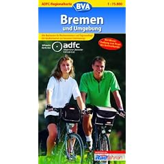 ADFC-Regionalkarte Bremen und Umgebung 1 : 75.000