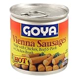 IMAGE OF Goya Vienna Sausage Hot Sauce, 5-Ounce Units (Pack of 48)
