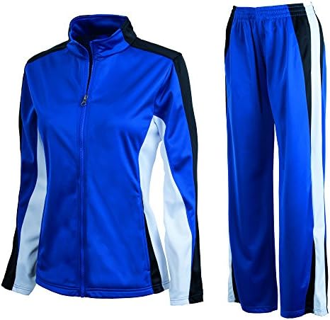 Charles River Women's Energy Jacket and Pant Set - Many Colors (Small, Royal/Black/White)