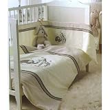 from Country Club Elli & Raff. 3 Piece Cot Bedding Set. Quilt, bumper & Sheet
