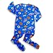 Private Label - Boys Long Sleeve Footed Blanket Sleeper, Blue