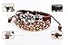 November's Chopin (TM) Unique Metal Button Wood Beads Adjustable Fashion Lucky Wrap Bracelet (Cross)