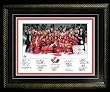 Team Canada Hockey Signed 18X24 Deluxe Frame - Woman'S 2006 Gold