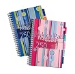 Pukka Projektbuch (Format A4, kariert/liniert) pink/blau
