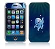 Happy Jellyfish Decorative Skin Cover Decal Sticker for Apple 2G iPhone (1st Gen)