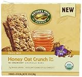 NATURE'S PATH ORGANIC Crunchy Granola Bars, Honey Oat Crunch, 7.05-Ounce (Pack of 6)