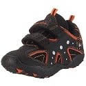 Wilde Kerle  Wk-010, Jungen Sportschuhe - Baseball & Softball, schwarz, (schwarz,orange)