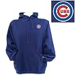 Chicago Cubs MLB "Goalie" Pullover Hooded Sweatshirt (Dark Royal)