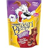 Beggin' Strips Dog Treats, Thick Cut Hickory Smoked Bacon, 40oz Pouch, Pack of 1