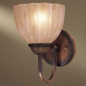 Minka 5511-126 Saldia 1 Light Bath Bar, Belcaro Walnut