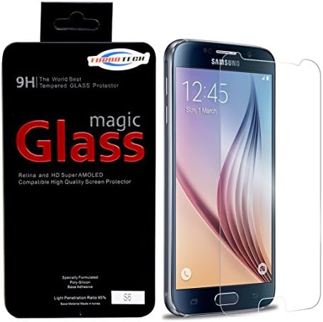 S6 Screen Protector, TurboTech® Magic Glass HD Crystal Clear Premium Tempered Glass Screen Protector Film for Samsung Galaxy S6