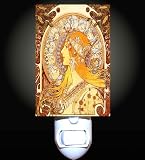 Zodiac by Mucha Decorative Night Light