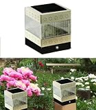 Solar Powered Stainless Steel Fence Post Light