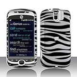 iNcido Brand HTC G3/My Touch 3g Slide Cell Phone Silver/Black Zebra Protect ....