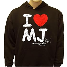 Michael Jackson I Love MJ Hoodie