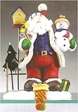 7 Santa Claus & Snowman Christmas Stocking Holder #152096