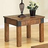 Coaster 701457 Distressed Country Wagon Accent End Table