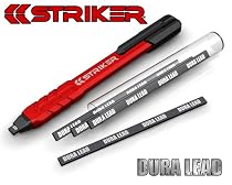 STRIKER Construction Pencil with DURA LEAD combo pack