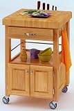Butcher Block Island Two-door Natural