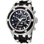 Invicta Men's 6203 Reserve Collection GMT Stainless Steel Black Rubber Watch