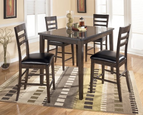 Taraz Rectangular Counter Height 4 Barstools