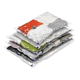 Honey-Can-Do Vacuum-Seal Storage Bags, Set of 5 Honey-Can-Do Vacuum-Seal Storage Bags, Set of 5