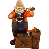 Chicago Bears Workshop Santa Christmas Tree Ornament by Memory Company
