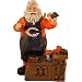 Chicago Bears Workshop Santa Christmas Tree Ornament by Memory Company