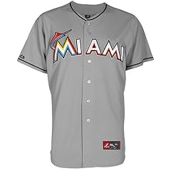 Majestic Miami Marlins Replica MLB Trikot Away