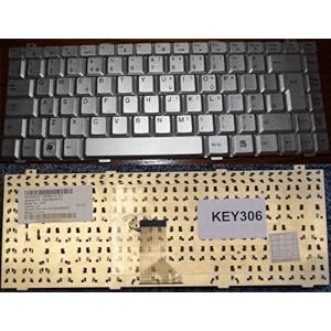 Gateway AESA6E0010 Silver UK Replacement Laptop Keyboard (KEY306)