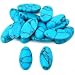 16 Chinese Turquoise Oval Cabochons Loose Gemstone 16mm