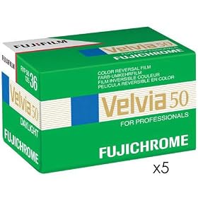 Fujifilm Fujichrome Velvia RVP 50 Color Slide Film ISO 50, 35mm Size, 36 Exposure,... by Fuji