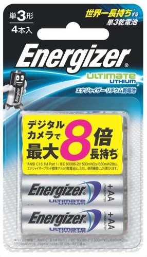 シック エナジャイザー リチウム乾電池 単3形 4本入 FR6ELU 4B