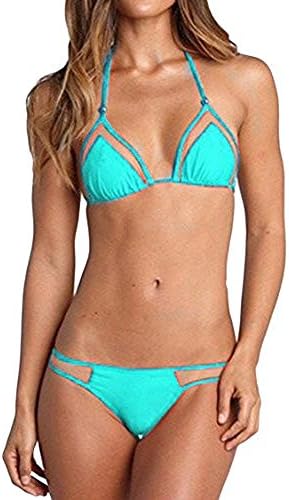 Fashion iDEA SEXYARN Women's Bandage Mesh Brazilian Triangle String Bikini Set Swimsuit Lady Wear