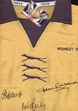 Wolves 1974 League Cup Final Toffs Shirt Signed Hibbitt, Richards & Bailey