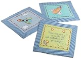 Sumersault Rocket Baby Wall Hanging - Set of 3