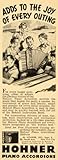 1936 Ad Hohner Piano Accordions Catalog New York City - Original Print Ad 1936 Ad Hohner Piano Accordions Catalog New York City - Original Print Ad
