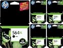 HP 564xl Ink Cartridges. Not for use in Photosmart Plus printers.