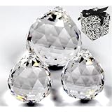 Rieser� premium-kristall Kugel Set 2x 30mm + 1x 40mm in Geschenkbox - Kristall Glas klar 30%PbO - Feng Shui - Regenbogenkristall - Sonnenkristallvon "Rieser� premium-kristall"
