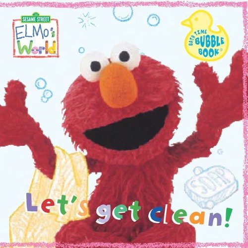 Sesame Street Elmo Let's Get Clean Bath Book