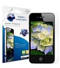 Tech Armor Apple iPhone 4/4S Premium HD Clear Screen Protector with Lifetime Replacement Warranty [3-Pack] - Retail Packaging