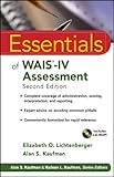 Essentials of WAIS-IV assessment