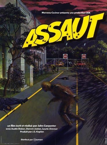 LAMINATE canvas prints painting Assault on Precinct Movie Foreign Austin Stoker Darwin Joston Martin West20x28inch(50x70cm)