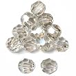 12 Crystal Silver Shade Round Swarovski Beads 5000 4mm