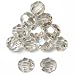 12 Crystal Silver Shade Round Swarovski Beads 5000 4mm